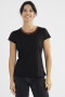 Tee-shirt Lurex Noir Gérard Pasquier