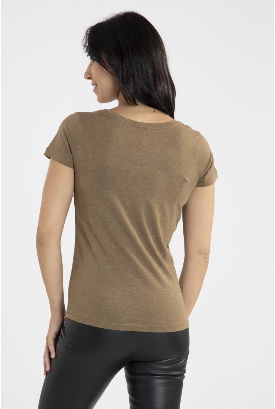 Tee-shirt Mady Marron Tee-shirt Mady Marron Gérard Pasquier
