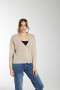 Pull MOHAIR beige Gérard Pasquier