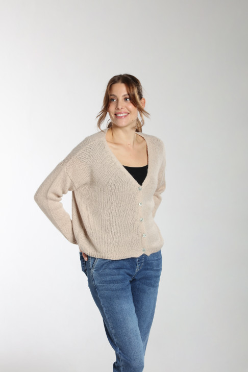 Pull MOHAIR beige