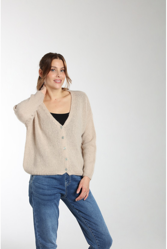 Pull MOHAIR beige Pull MOHAIR beige Gérard Pasquier