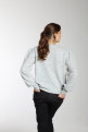 Pull BERENICE gris clair chiné