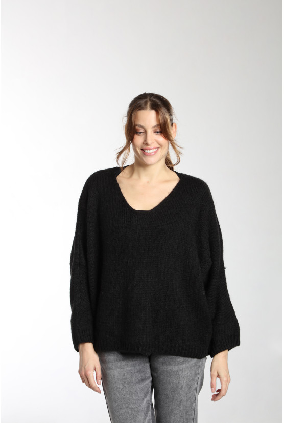 Pull BARY noir Gérard Pasquier