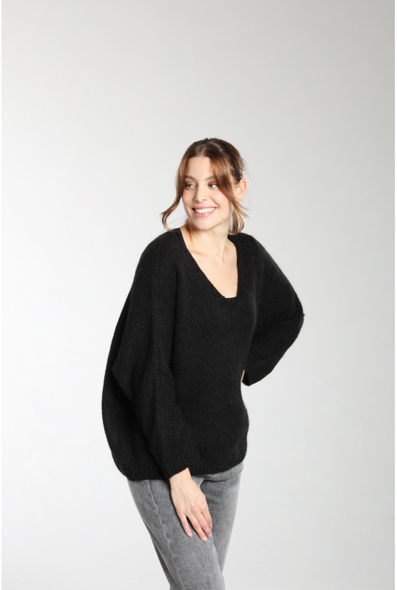 Pull BARY noir Gérard Pasquier