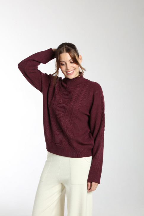 Pull JAFT bordeaux