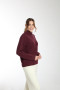 Pull JAFT bordeaux Gérard Pasquier
