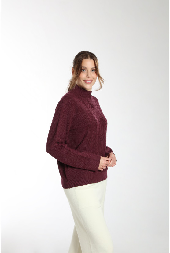Pull JAFT bordeaux Pull JAFT bordeaux Gérard Pasquier