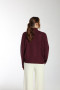 Pull JAFT bordeaux Gérard Pasquier