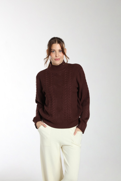 Pull JAFT chocolat