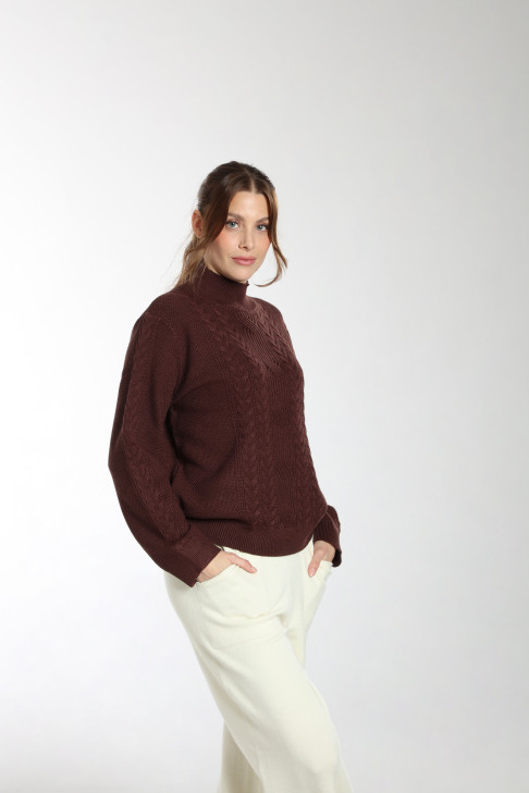 Pull JAFT chocolat