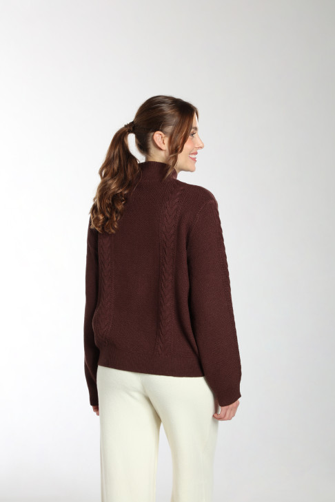 Pull JAFT chocolat