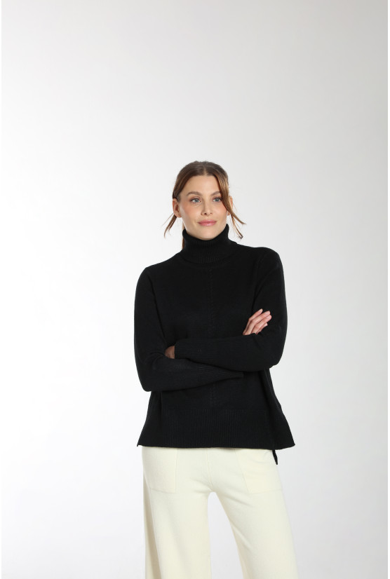 Pull MINA noir Gérard Pasquier