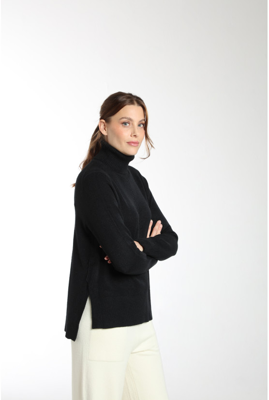 Pull MINA noir Gérard Pasquier