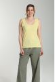 Debardeur femme Manon Popcorn (Jaune)