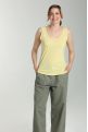 Debardeur femme Manon Popcorn (Jaune)