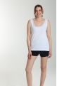Debardeur col lurex femme Deb Summer Blanc