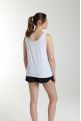 Debardeur col lurex femme Deb Summer Blanc