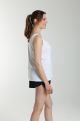 Debardeur col lurex femme Deb Summer Blanc