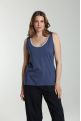 Debardeur col lurex femme Deb Summer Twilight Bleu(Marine)