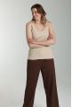 Debardeur cotele femme Delite Beige