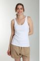 Debardeur cotele femme Delite Blanc