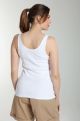 Debardeur cotele femme Delite Blanc