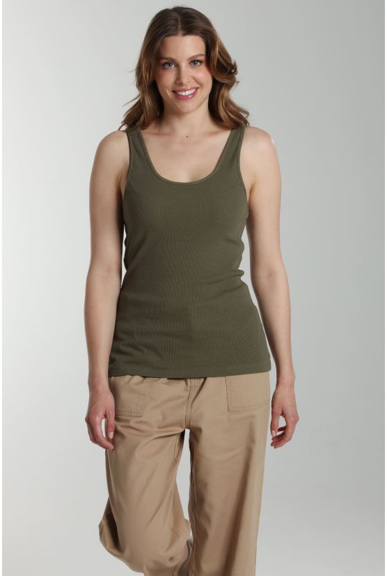 Debardeur cotele femme Delite Kaki Debardeur cotele femme Delite Kaki Gérard Pasquier