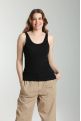 Debardeur cotele femme Delite Noir