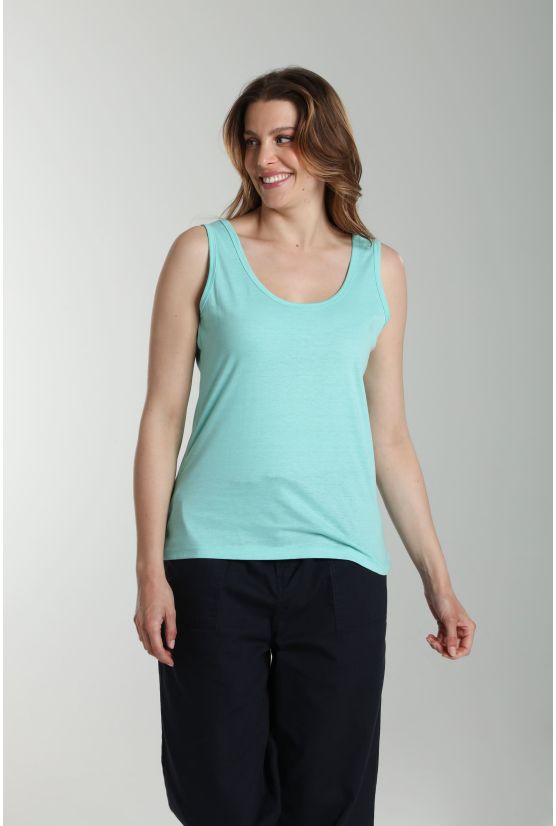 Debardeur femme Manon Cabage(Turquoise) Debardeur femme Manon Cabage(Turquoise) Gérard Pasquier