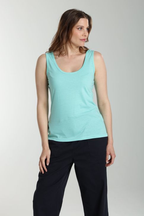 Debardeur femme Manon Cabage(Turquoise)