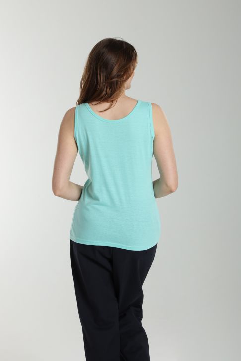 Debardeur femme Manon Cabage(Turquoise)