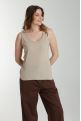 Debardeur femme Manon Taupe Clair