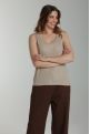 Debardeur femme Manon Taupe Clair