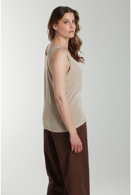Debardeur femme Manon Taupe Clair Debardeur femme Manon Taupe Clair Gérard Pasquier