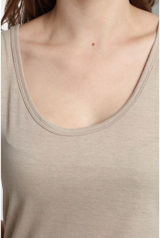 Debardeur femme Manon Taupe Clair Debardeur femme Manon Taupe Clair Gérard Pasquier