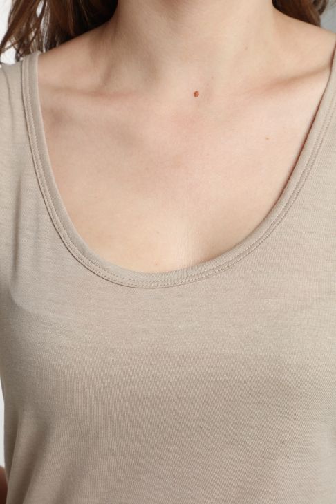 Debardeur femme Manon Taupe Clair