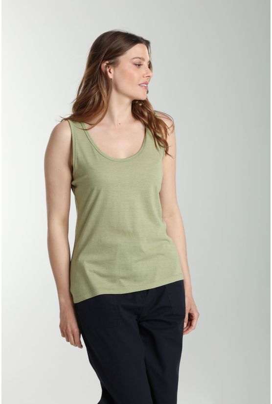 Debardeur femme Manon Vert Sauge(Kaki) Debardeur femme Manon Vert Sauge(Kaki) Gérard Pasquier