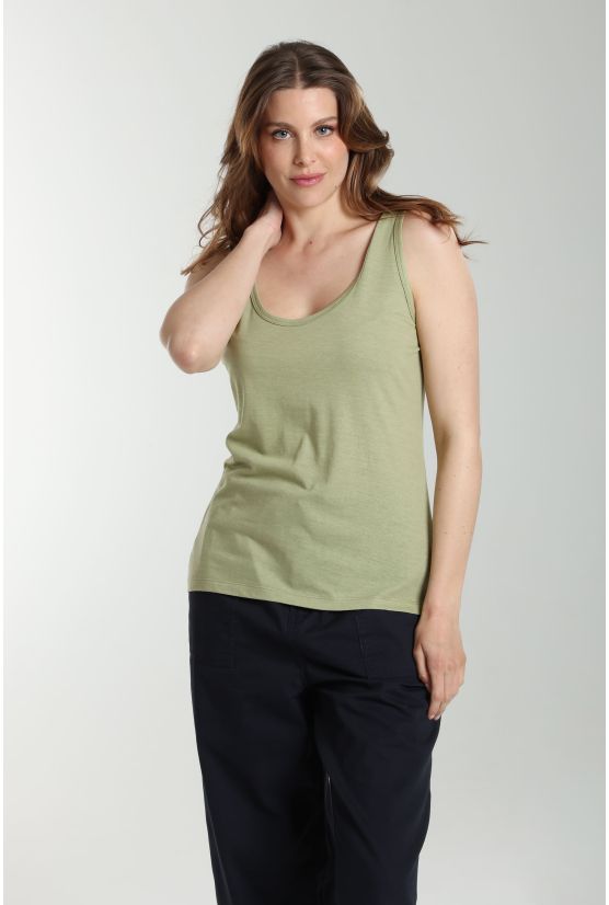 Debardeur femme Manon Vert Sauge(Kaki) Debardeur femme Manon Vert Sauge(Kaki) Gérard Pasquier
