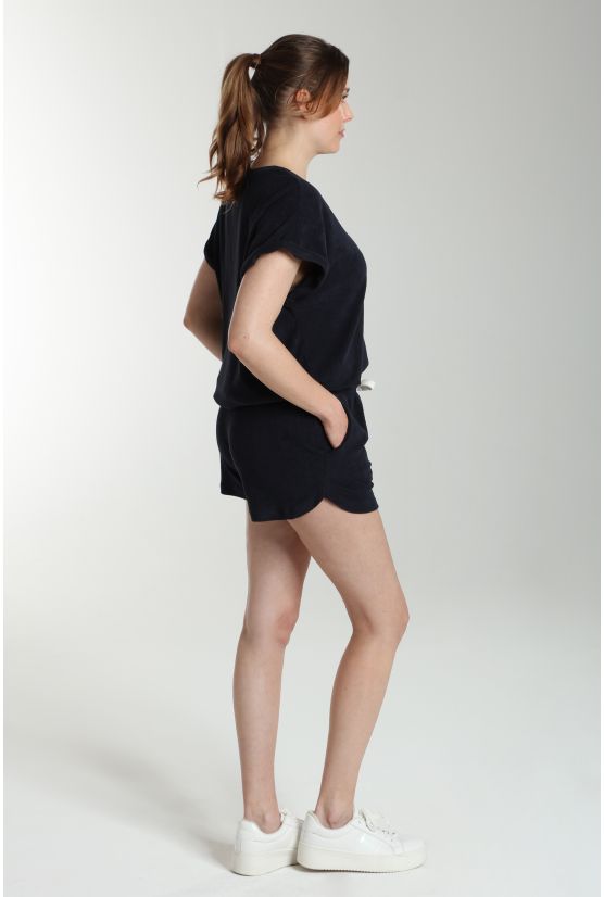 Ensemble tee shirt et short molleton femme Dilly Bis Marine Ensemble tee shirt et short molleton femme Dilly Bis Marine Gérard Pasquier