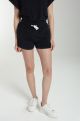 Ensemble tee shirt et short molleton femme Dilly Bis Marine