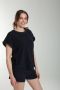 Ensemble tee shirt et short molleton femme Dilly Bis Marine Gérard Pasquier