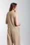 Gilet sans manches structure a boutons femme Delice Beige Gérard Pasquier