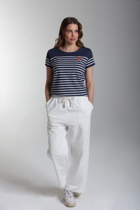 Pantalon jogging molleton femme Cyrus Ivoire