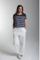 Pantalon jogging molleton femme Cyrus Ivoire