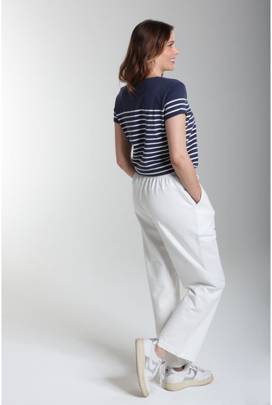 Pantalon jogging molleton femme Cyrus Ivoire Gérard Pasquier