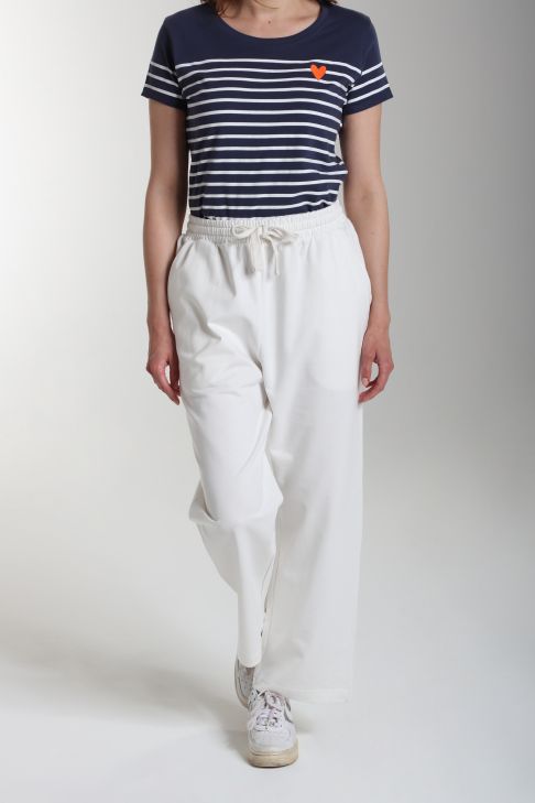 Pantalon jogging molleton femme Cyrus Ivoire