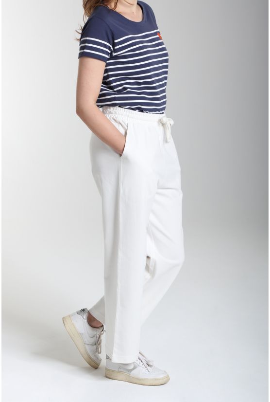 Pantalon jogging molleton femme Cyrus Ivoire Gérard Pasquier