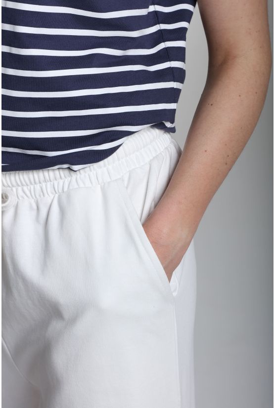 Pantalon jogging molleton femme Cyrus Ivoire Gérard Pasquier