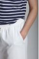 Pantalon jogging molleton femme Cyrus Ivoire