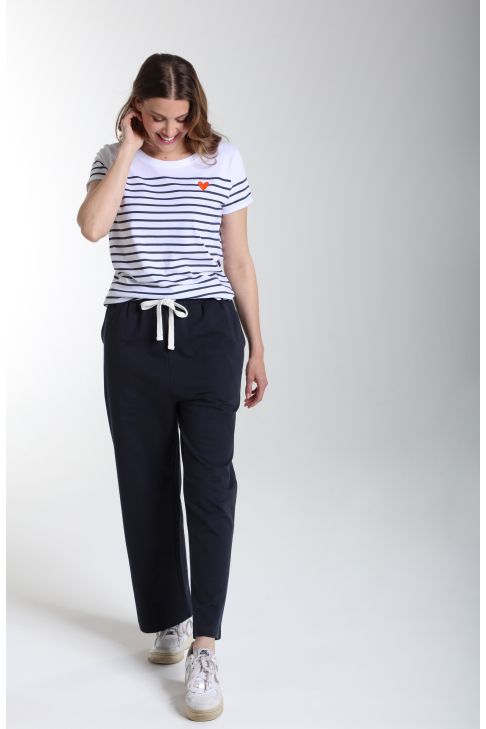 Pantalon jogging molleton femme Cyrus Marine